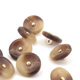 Knap 15 mm - Mat Marmoreret - Gylden