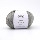 Baby Alpaca - Light Gray Tweed - T401