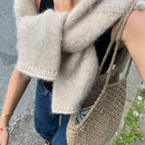 Strikkekit | Cloud Sweater i FOG og Mohsilko