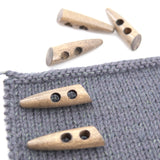 Knebel 45 mm | Duffel Knap - Mørk Eg