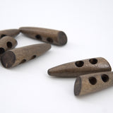 Knebel 45 mm | Duffel Knap - Mørk Eg