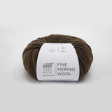 Fine Merino Wool - Chocolate - AM3249
