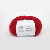 Fine Merino Wool - Red - RJ6569