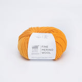 Fine Merino Wool - Orange - 3928