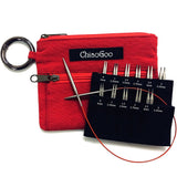 ChiaoGoo TWIST Shorties sæt 5 & 8 cm (2-3.25mm) RØD/Mini