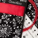 TWIST Red Lace Udskiftelige Rundpindesæt, COMPLETE, 10 cm (2.75-10 mm)